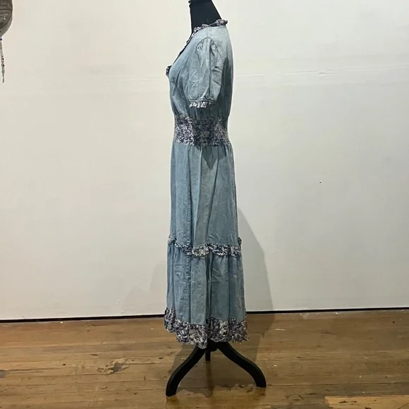 Red + Olive boho dress - Picture 7 of 15